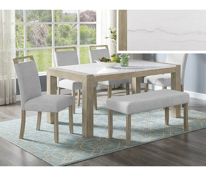 Dawson Marble Dining Set